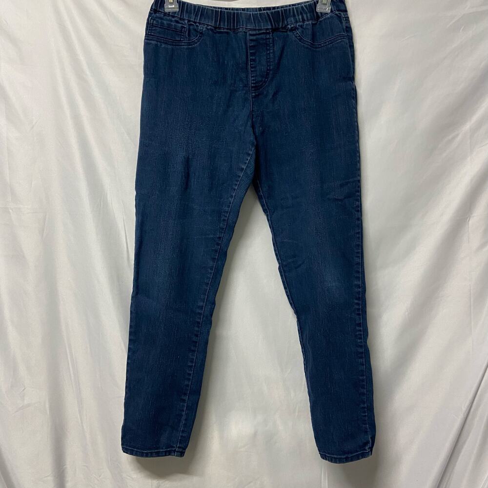Laura Scott Jeans Denim Stretch Jeggings M Leggings Dark Wash